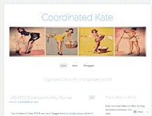 Tablet Screenshot of coordinatedkate.com